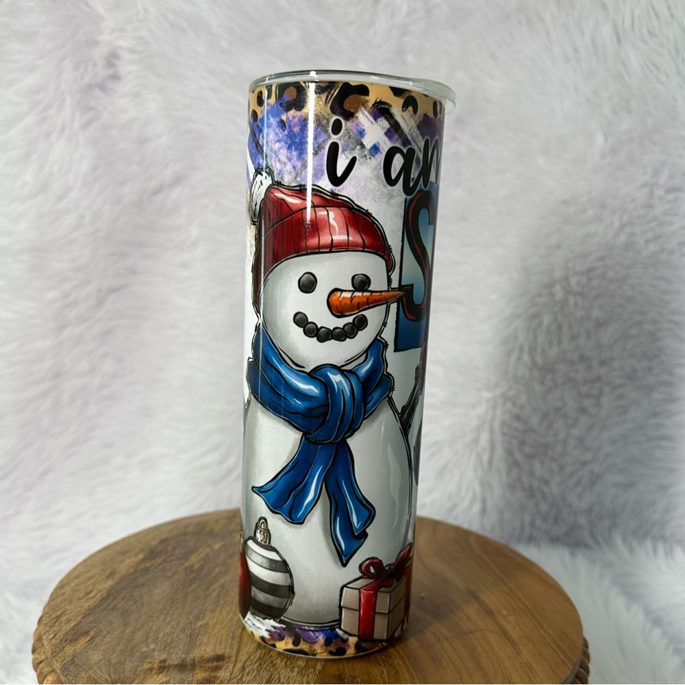 Am Snow Cute Tumbler